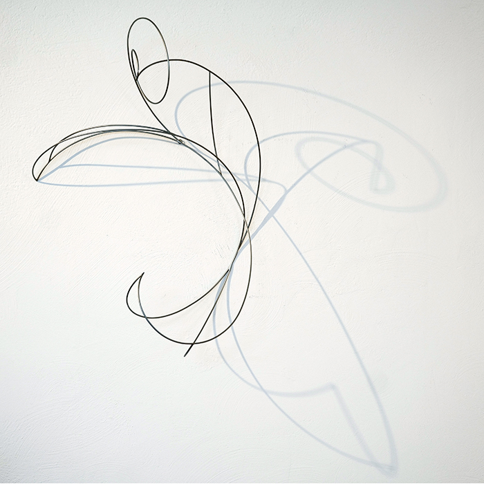  Sommerabend - Stahl und Draht, lackiert und patiniert Höhe 80 cm, 2023